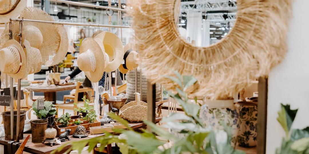 inredningsdetaljer i en utställarmonter på Formex januari 2026