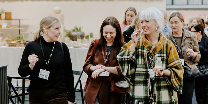 image shows visitors at Formex 