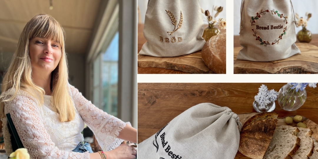 Anna Sjönell dsigner of bread bags.