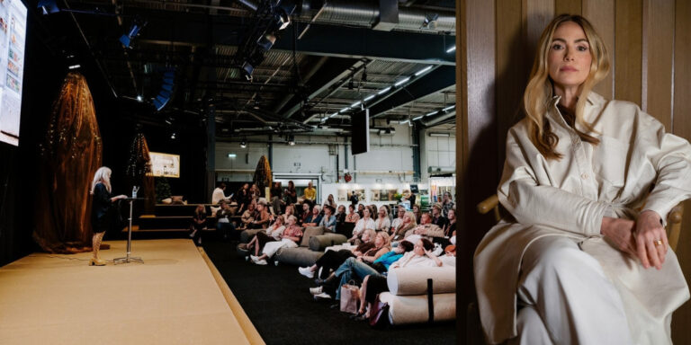 Elin Frendberg, föreläser om trender på Formex i aug 2026, och en porträttbild på Elin till höger.